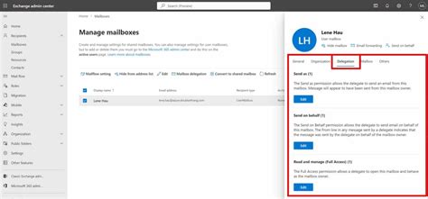 office 365 powershell delegate permissions.